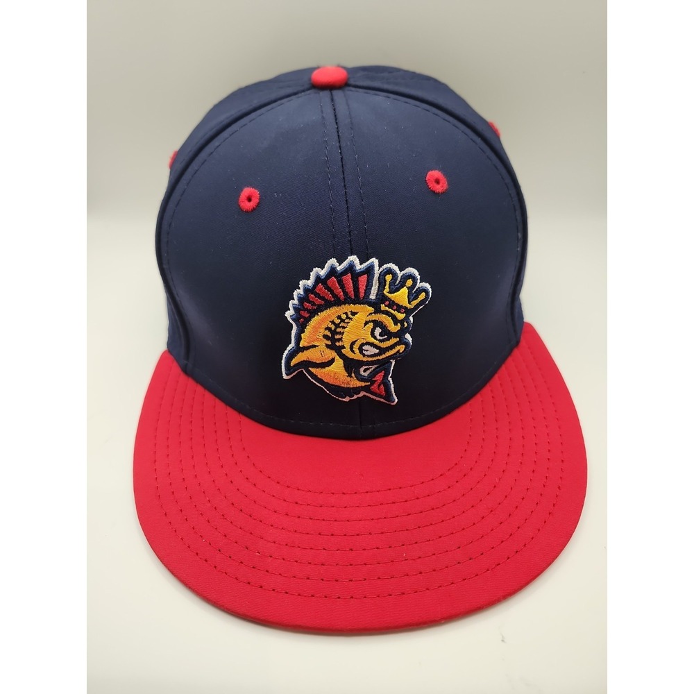 Vintage Kenosha Kingfish Northwoods League Hat Men Small The Game Pro Fitted Cap
